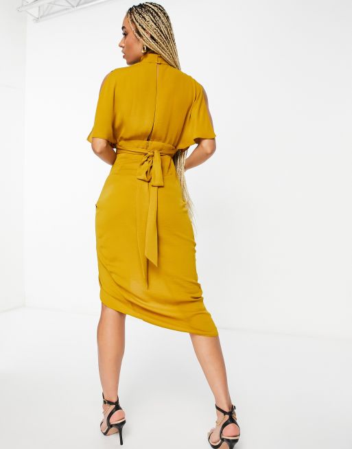 Asos split sleeve dress hotsell