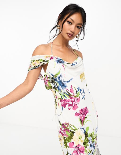 Oasis floral maxi on sale dress