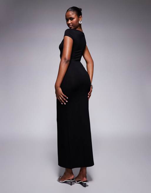 black prom dress satin Cicinia Dresses Spaghetti Straps Ruched V Neck Evenin 25 Gothic Wedding Ideas Colour:BLACK AND WHITE POLKADOT Web Collection: New Years Eve