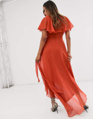 dip hem dress asos
