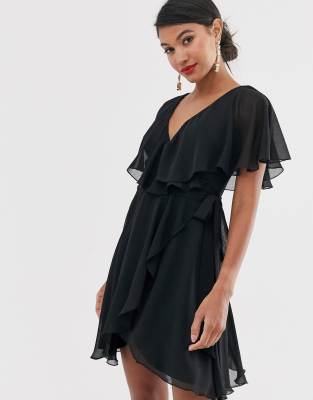 dip hem dress asos