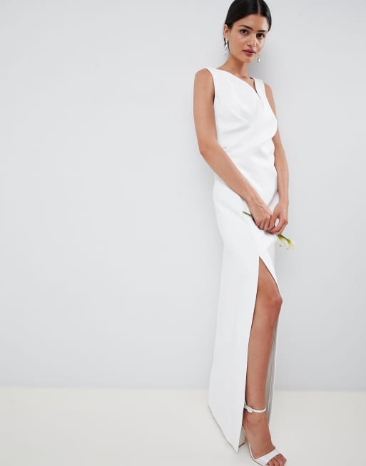 Asos cape wedding sales dress