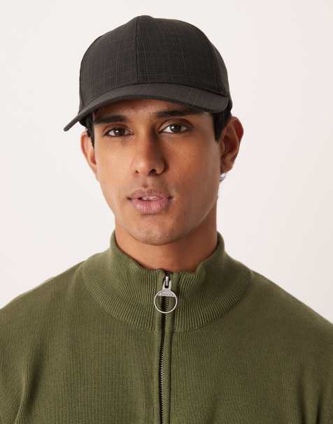 ASOS DESIGN - Cappellino a quadri grigio scuro - view 1