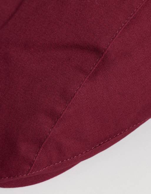 ASOS DESIGN - Cappellino coppola bordeaux, 2 di 3