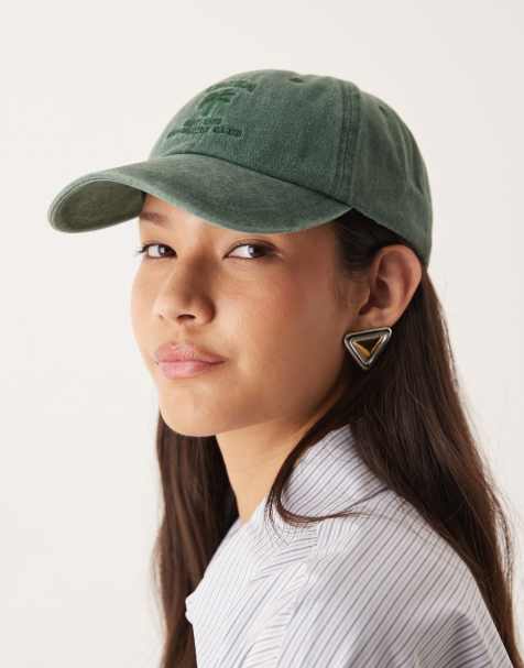 ASOS DESIGN - Cappellino verde slavato con ricamo Ibiza - view 1