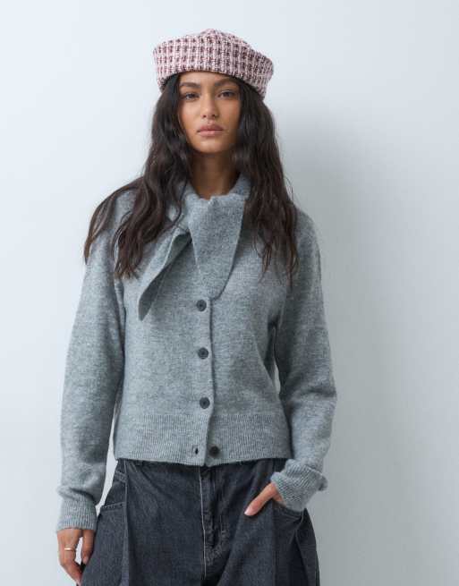 ASOS DESIGN cappello con risvolto in bouclé rosa, 3 di 5