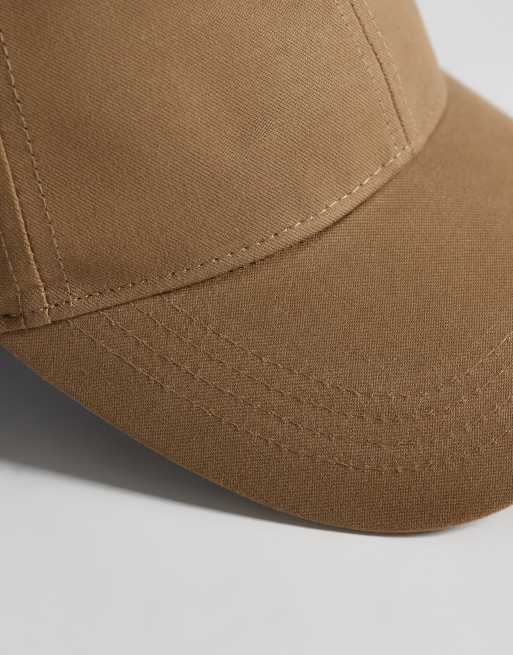 ASOS DESIGN - Cappello con visiera cammello, 2 di 3
