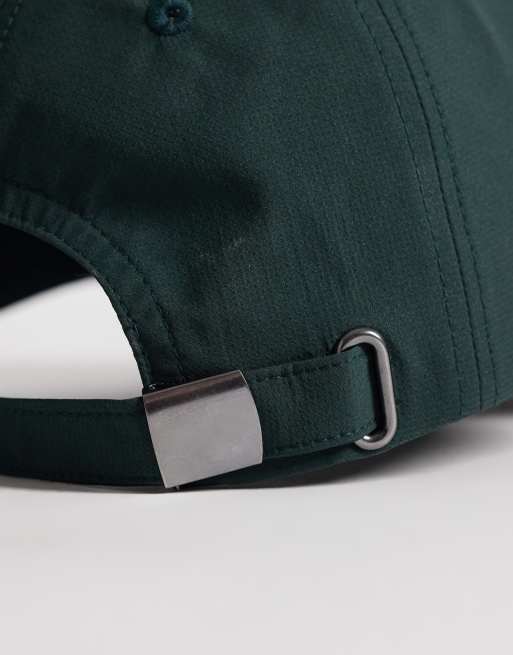 ASOS DESIGN - Cappello con visiera verde scuro con grafica stile college, 3 di 3