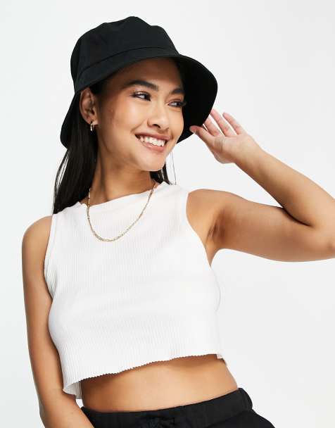 ASOS DESIGN - Cappello da pescatore in cotone nero - view 1