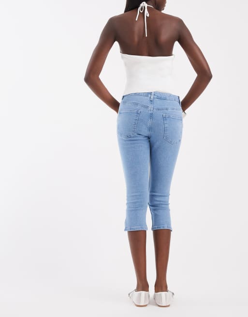 ASOS DESIGN - Capri jeans in bleekwassing, 3 van 5