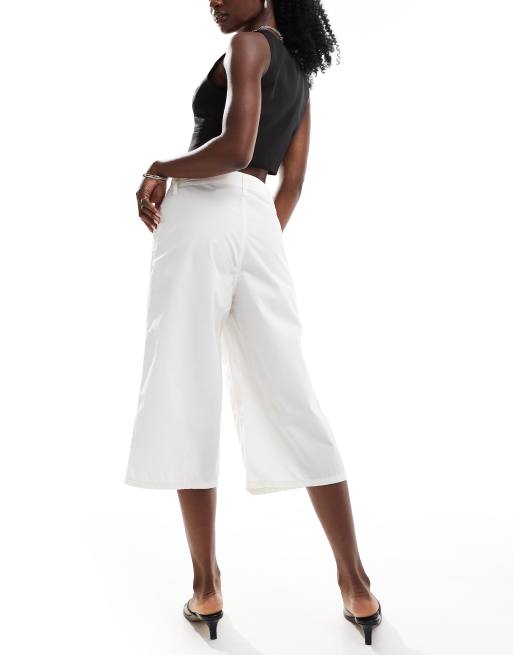 ASOS DESIGN – Capri-Jeans in Weiß mit lockerem Schnitt, 3 von 5