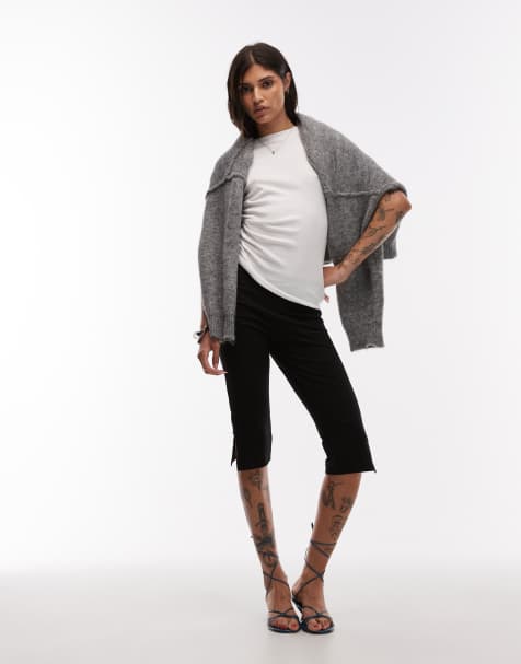 ASOS DESIGN capri legging in black - view 1