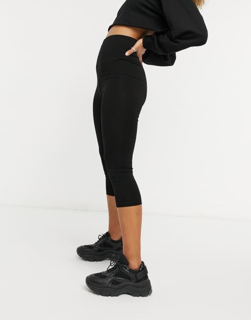 ASOS DESIGN capri legging in black