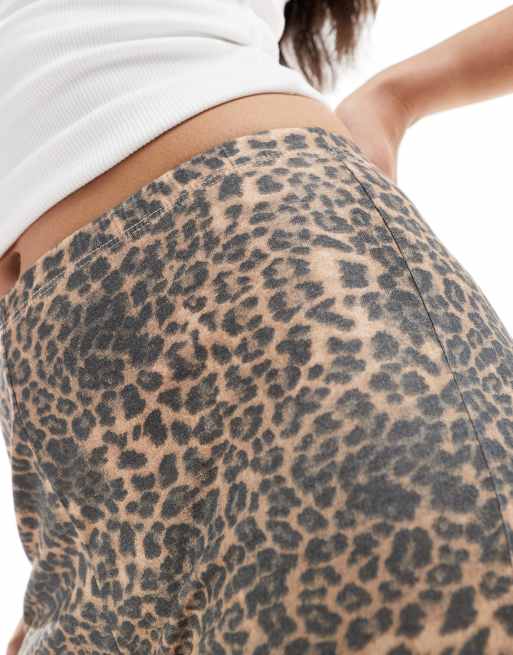 ASOS DESIGN capri pants in leopard print | ASOS