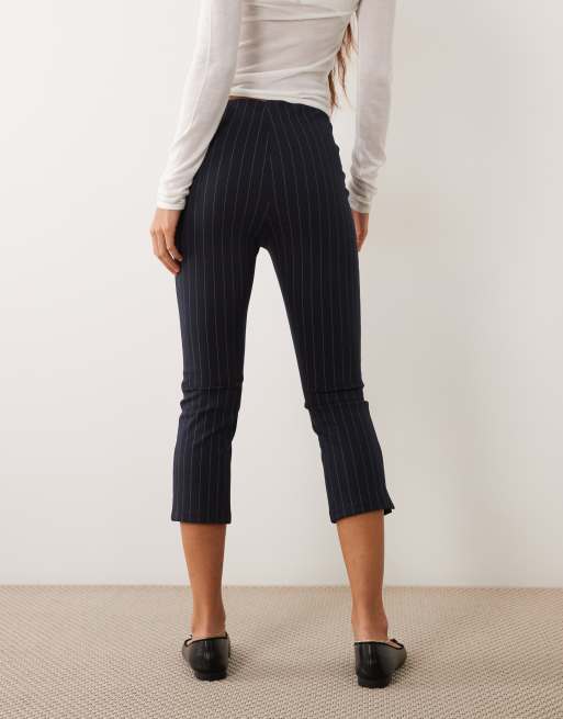 ASOS DESIGN capribroek met krijtstreep, 2 van 5
