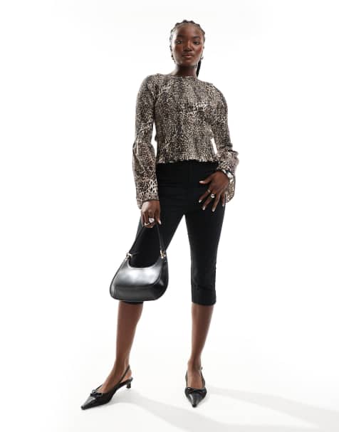 ASOS DESIGN – Caprihose in Schwarz - view 1