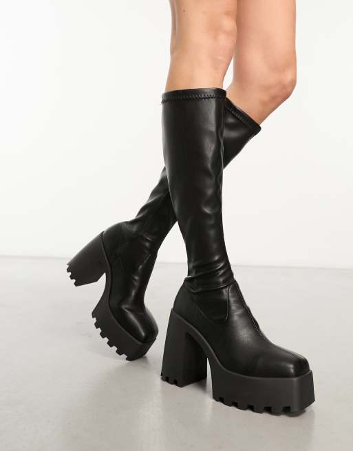 Asos square toe boots online