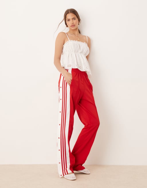 ASOS DESIGN - Caraco en broderie anglaise avec empiècement en dentelle volantée - Blanc, 2 de 4