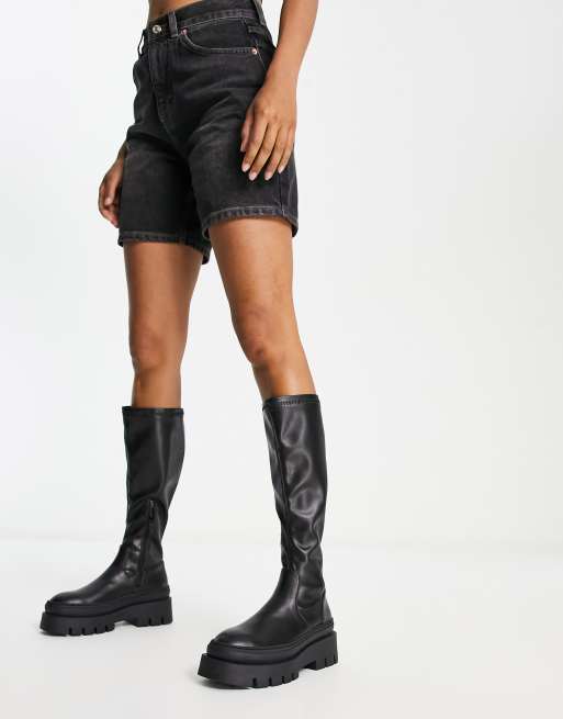 Caramel thigh clearance high boots