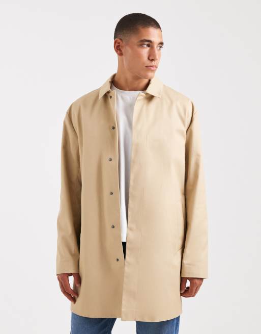 ASOS DESIGN carcoat in stone, 3 of 5