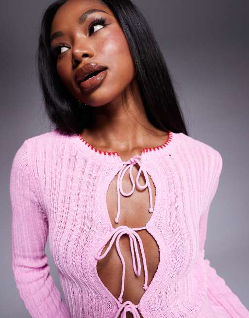 Cardigan Casual A Maglia Con Motivo A Trecce, Manica Lunga - Foto 13