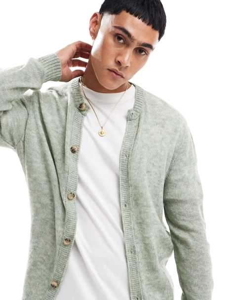 ASOS DESIGN - Cardigan in maglia verde - view 1
