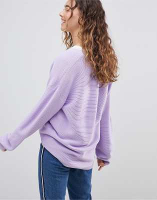 asos purple cardigan