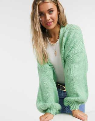 ASOS DESIGN - Cardigan oversize - Vert | ASOS