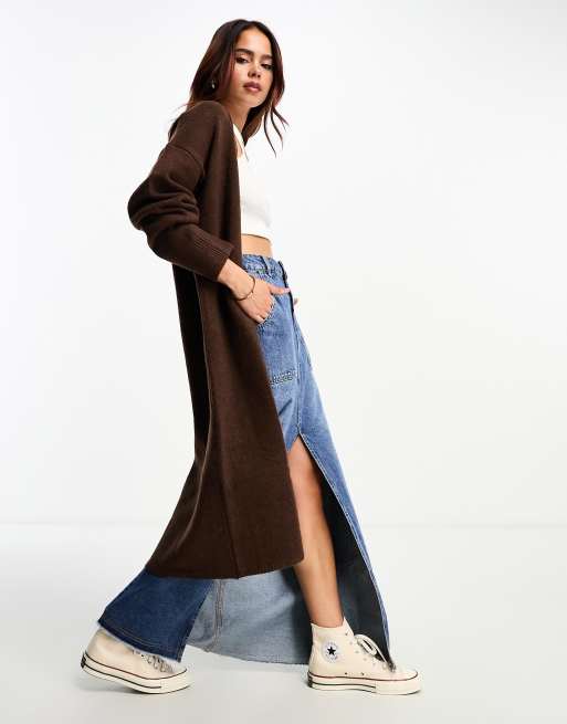 Asos cardigan lungo clearance