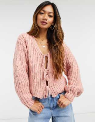pink cardigan asos