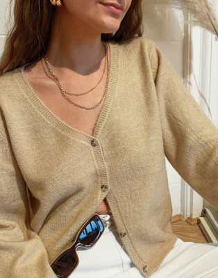 asos yellow cardigan
