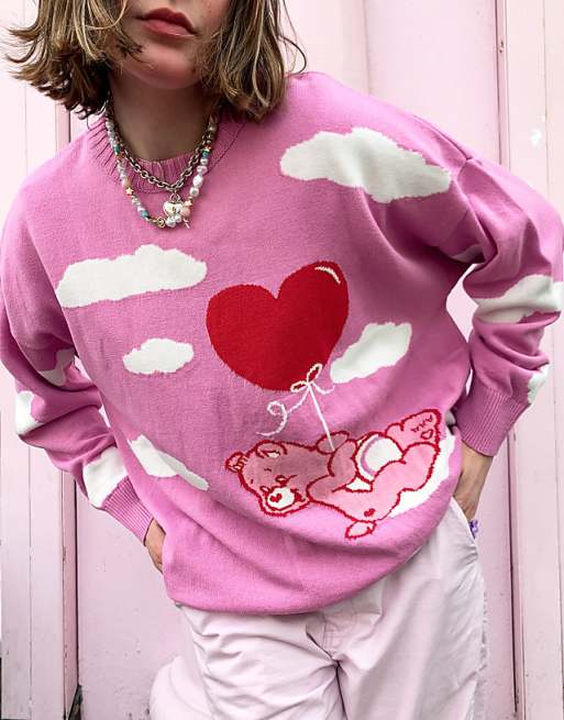 asos pink sweater