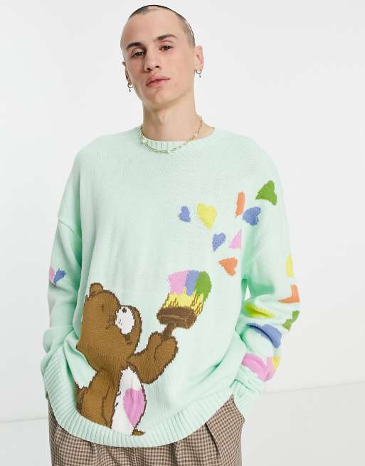 Green hot sale bear sweater