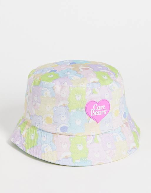 ASOS DESIGN – Care Bears – Pastellfärgad solhatt