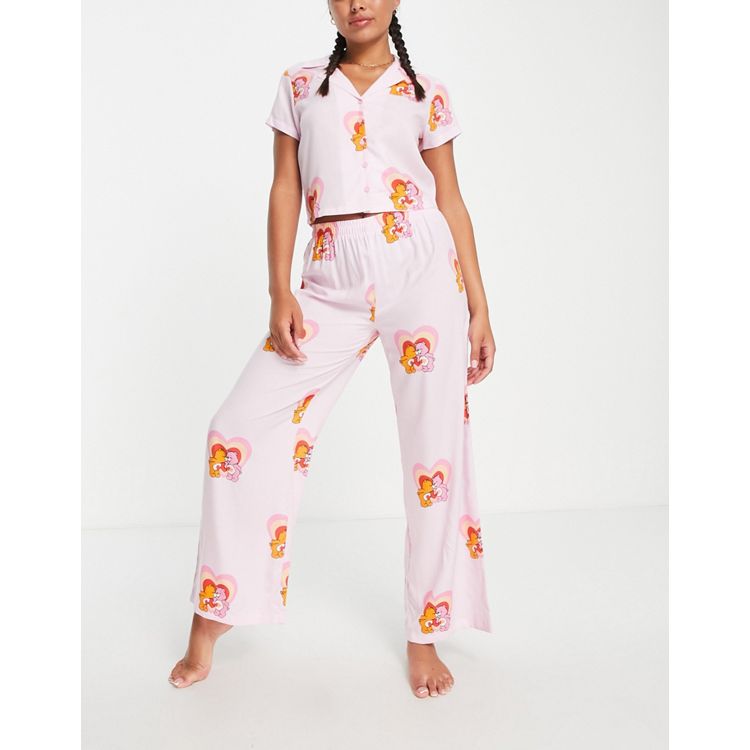 ASOS DESIGN - Barbie x Hello Kitty - Pyjama en modal avec chemise