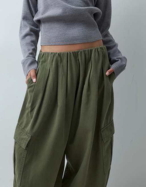 ASOS DESIGN Cargo-Ballonhose in Khaki, 4 von 5