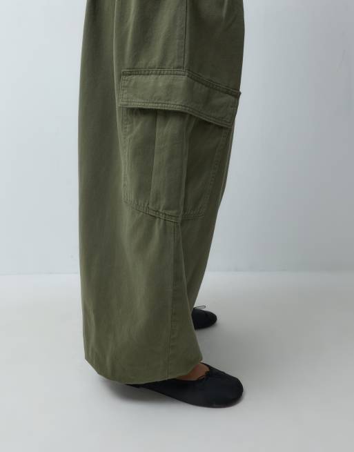 ASOS DESIGN Cargo-Ballonhose in Khaki, 5 von 5