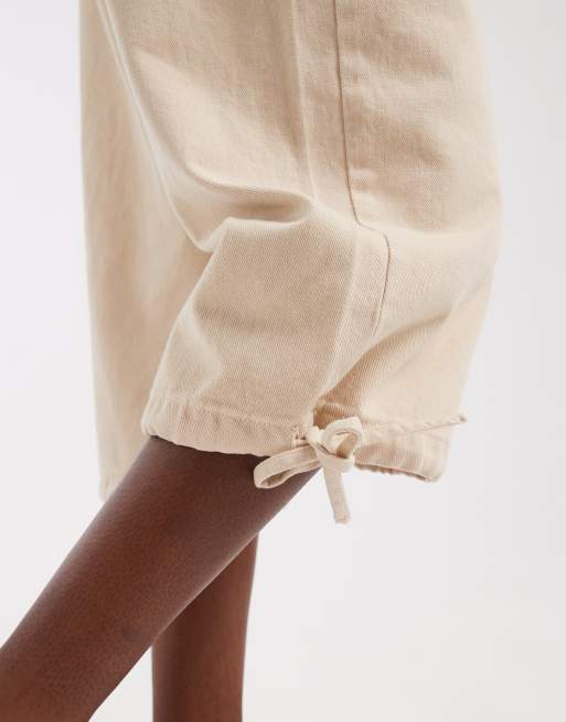 ASOS DESIGN – Cargo-Caprihose in Sand, 4 von 5