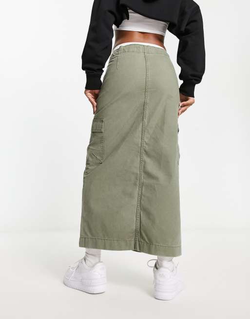 Khaki skirt outlet asos