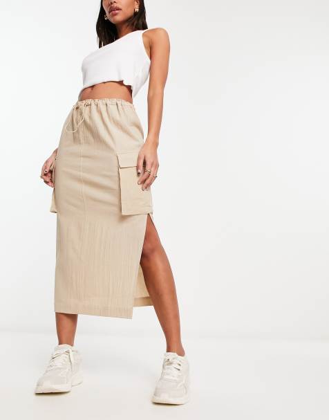 Asos midi 2025 skirt sale