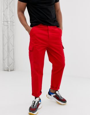 bright cargo trousers