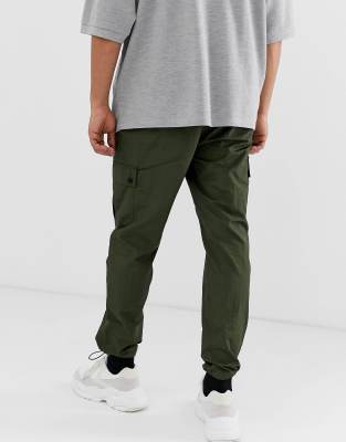 cargo pants dark green