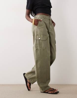 Asos Design Cargo Pants In Multi
