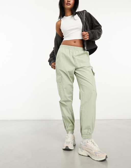 ASOS DESIGN combat cargo pants in ecru