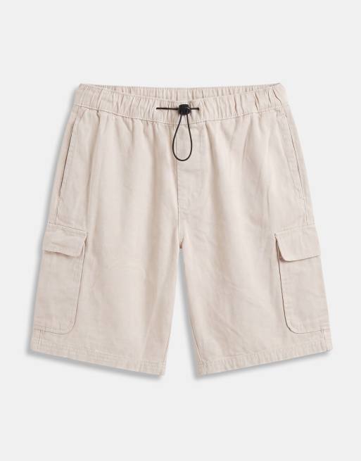 ASOS DESIGN cargo shorts in stone, 6 of 9