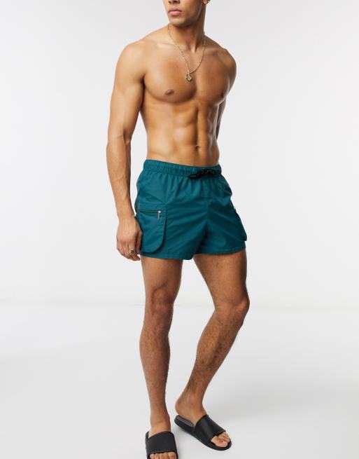 Swim shorts zipper on sale pockets