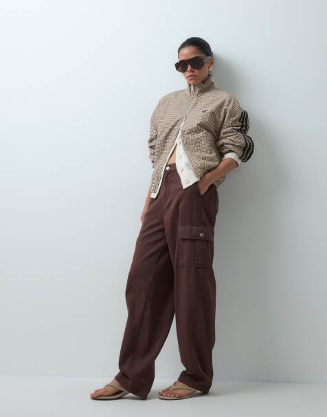 ASOS DESIGN cargo utility morbido color cioccolato - view 1