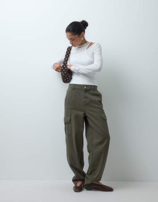 ASOS DESIGN cargo utility souple kaki, 2 de 5