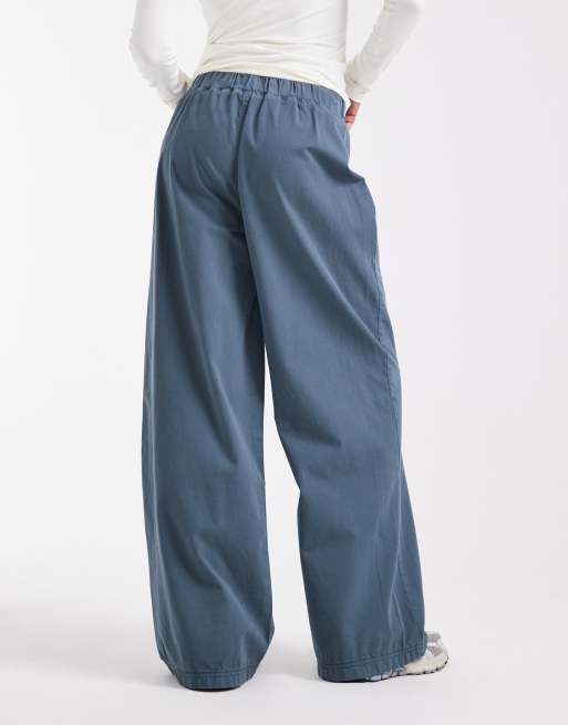 ASOS DESIGN – Cargohose zum Überziehen in Blau, 4 von 5