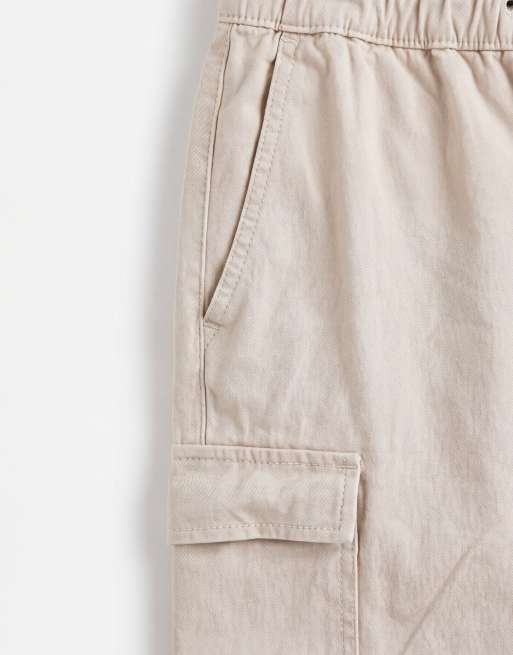 ASOS DESIGN - Cargoshort in stone, 8 van 9